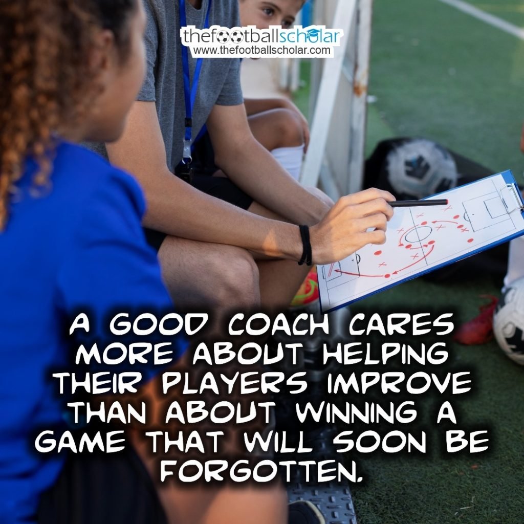 A good coach Football Quotes